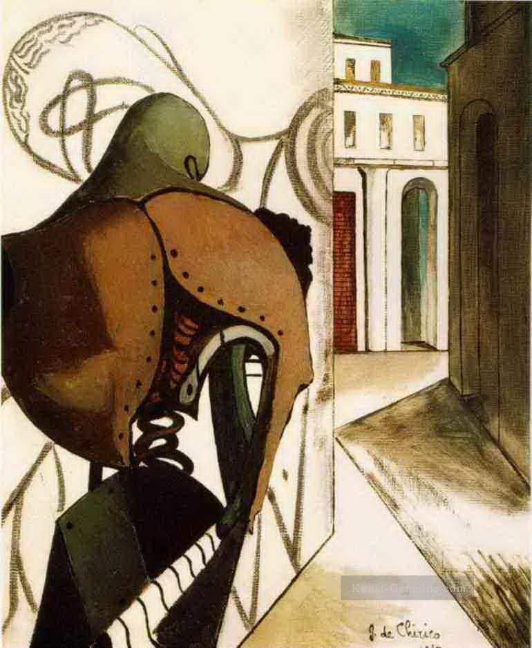 Die Verärgerungen des Denkers 1915 Giorgio de Chirico Metaphysischer Surrealismus Ölgemälde